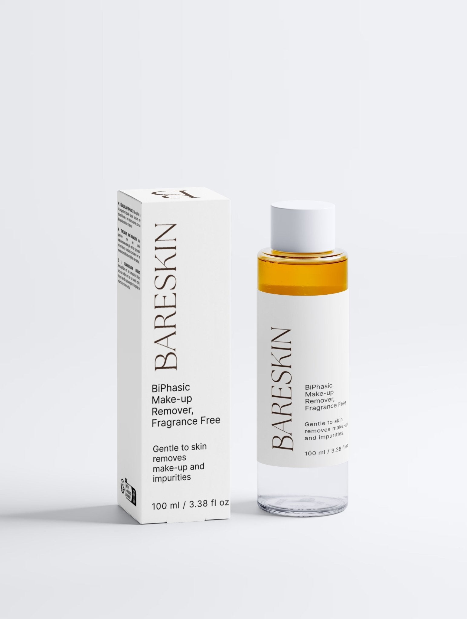 BiPhasic Make-up Remover, Fragrance Free - BARESKIN